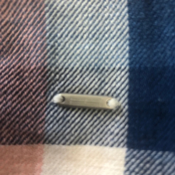 Tommy Hilfiger Pearl Snap Roll Tab Flannel Shirt Large - Picture 7 of 8